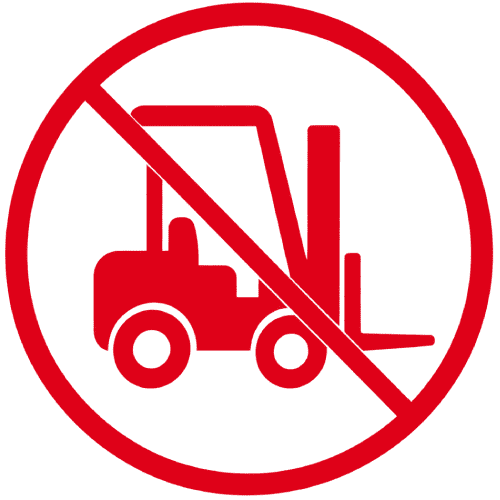 Eliminate forklifts icon